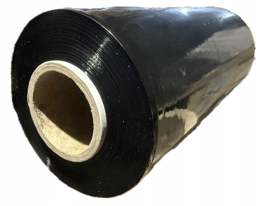 STRETCH FILM 1,7KG net, 25 cm STRETCH BLACK ROLL STRONG mini rap