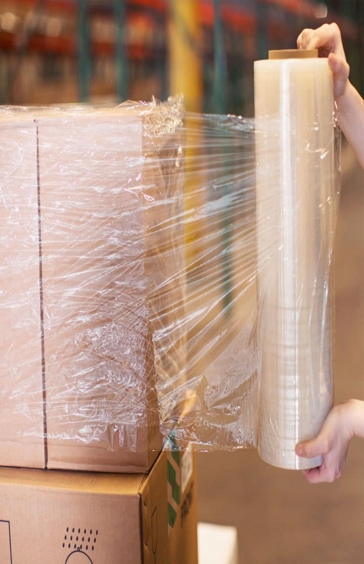 STRETCH FILM 2kg STRETCH WHITE TRANSPARENT 22mic width 50 cm Packaging status original