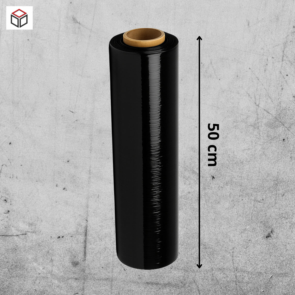STRETCH FILM 2kg x 6 BLACK Strecz XL STRONG Packaging status original
