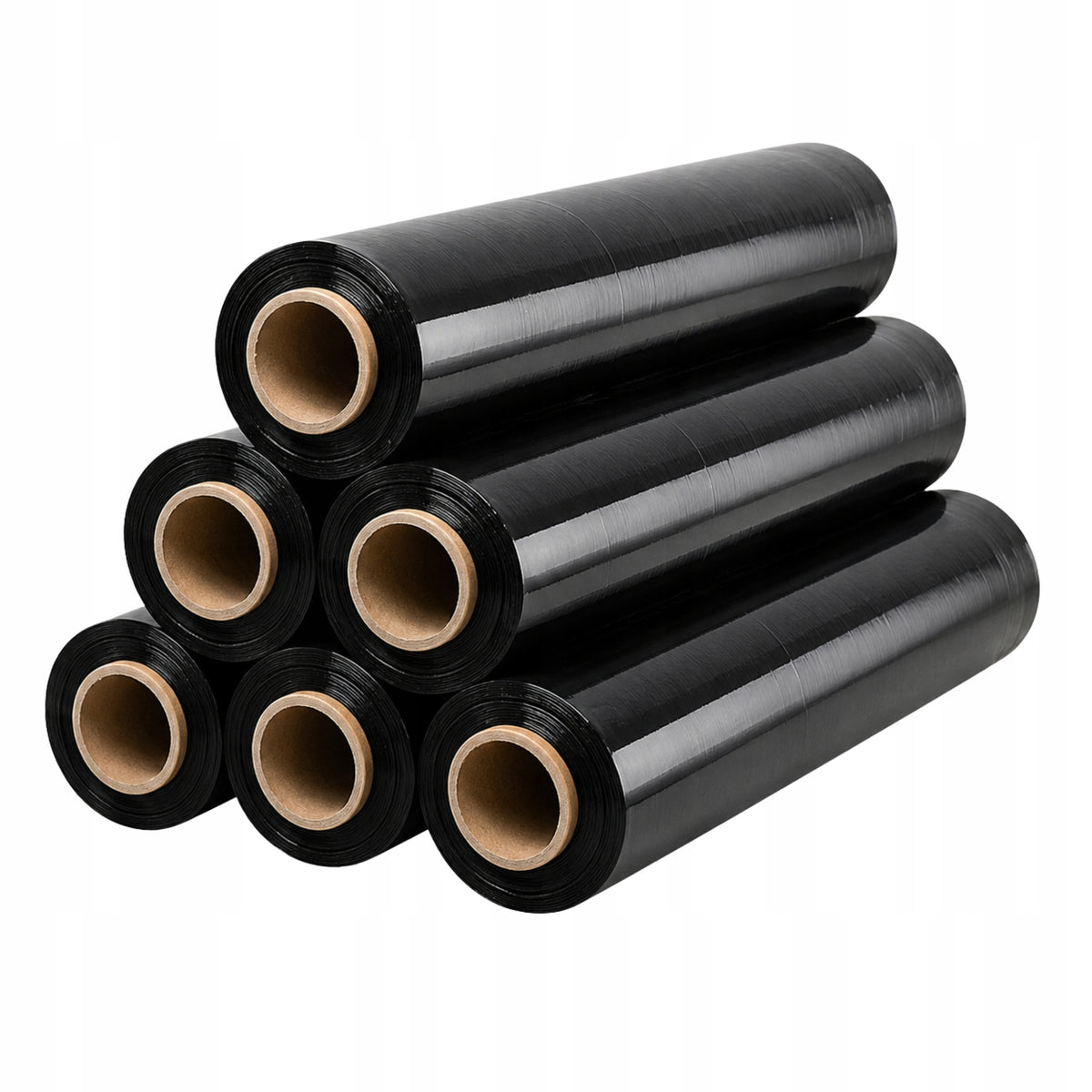 STRETCH FILM 2kg x 6 BLACK Strecz XL STRONG