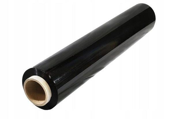 STRETCH FILM 3KG STRETCH BLACK 3 KG BLACK ROLL STRONG OPAQUE