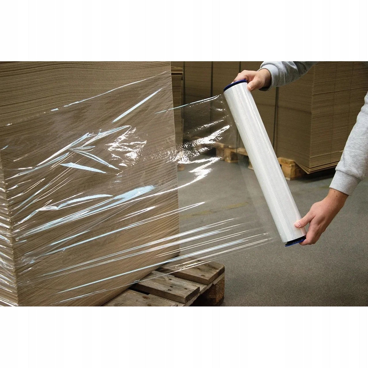STRETCH FILM 50CM TRANSPARENT STRETCH MANUAL TRANSPARENT 2KG Packaging status original
