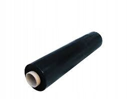 STRETCH FILM BLACK 1 KG NET, 50 cm STRETCH, LOTS OF FOIL