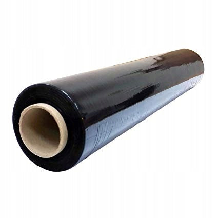 STRETCH FILM BLACK 3KG STRETCH BLACK 3 KG ROLL STRONG COVERING PREMIUM Packaging status original