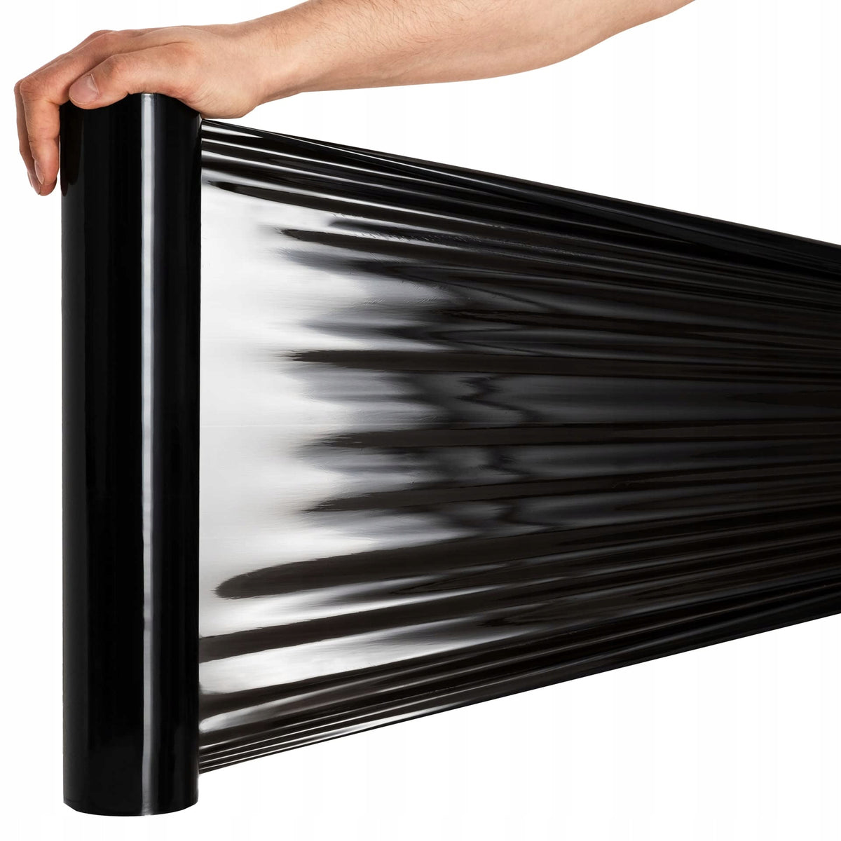 STRETCH FILM BLACK OPAQUE 3KG STRONG XXL THICK PREMIUM PACKING 10 PIECES!! Manufacturer code folia 3