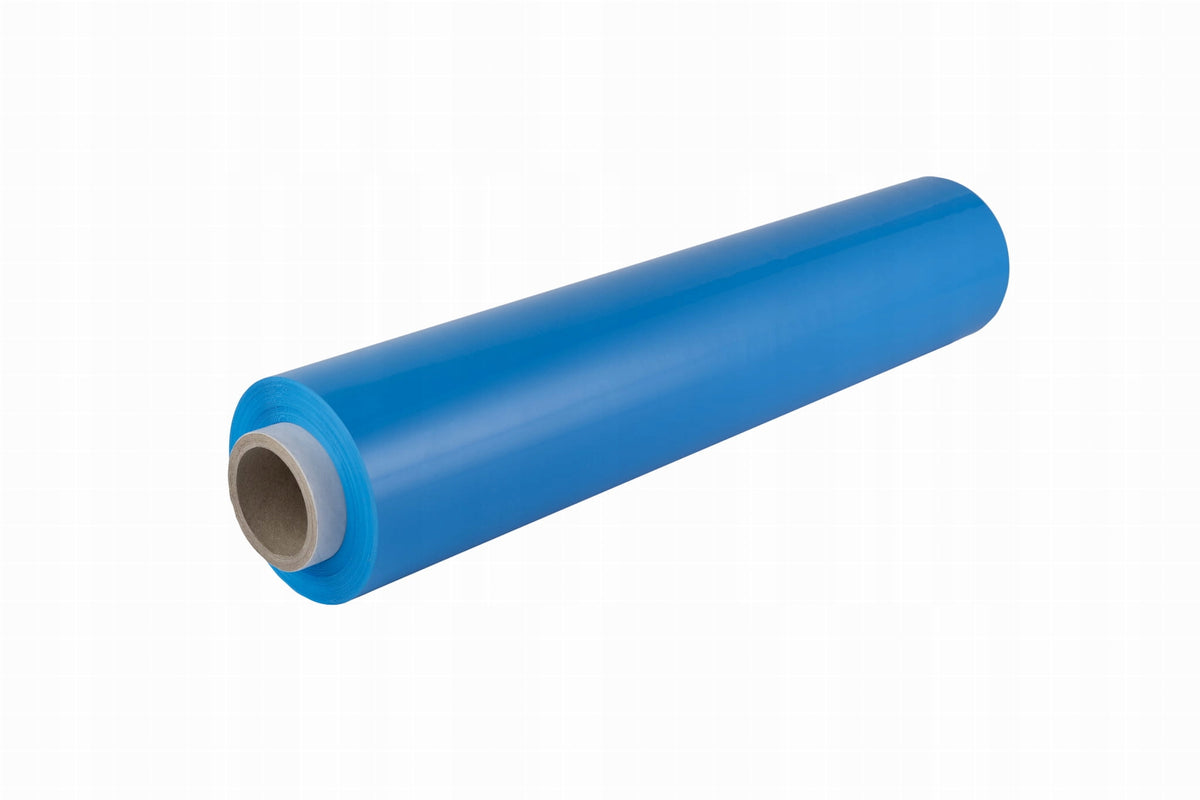 STRETCH FILM BLUE OPAQUE 50CM 23µM MANUAL SHIPMENT PROTECTION