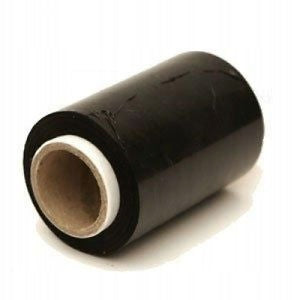 STRETCH FILM MINI RAP 0,25KG BLACK Net foil weight 0.2 kg