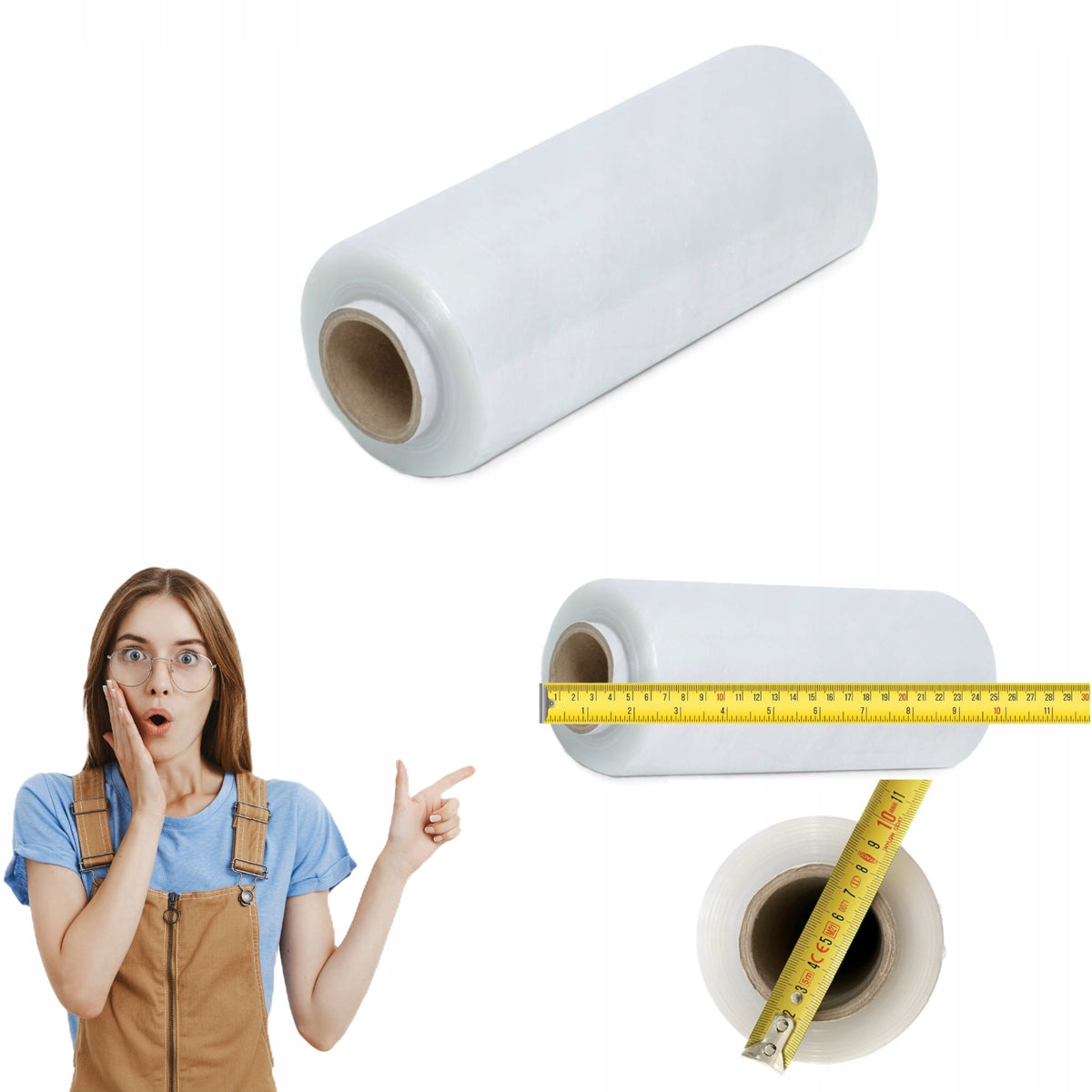 STRETCH FILM MINI RAP 25CM 1KG STRONG BANNER STRETCH