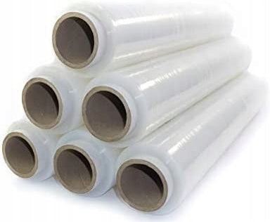 STRETCH FILM STRETCH TRANSPARENT COLORLESS 1,2KG NET THIN GILZA 6PCS Packaging status original
