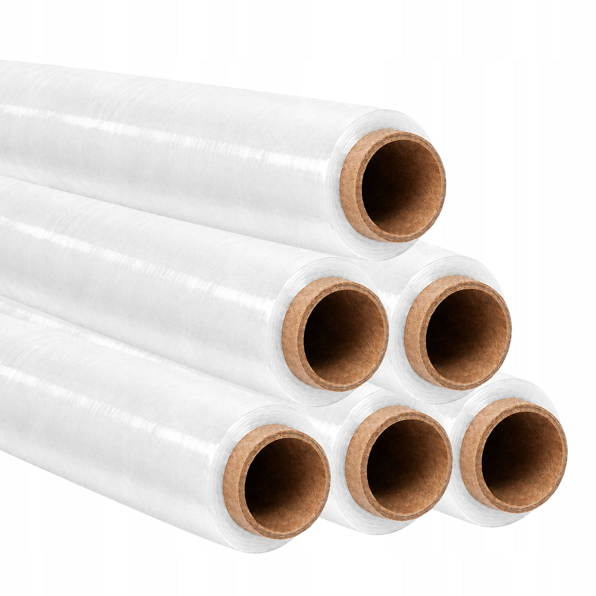 STRETCH FILM TRANSPARENT 1kg Transparent Strong Set of 6pcs