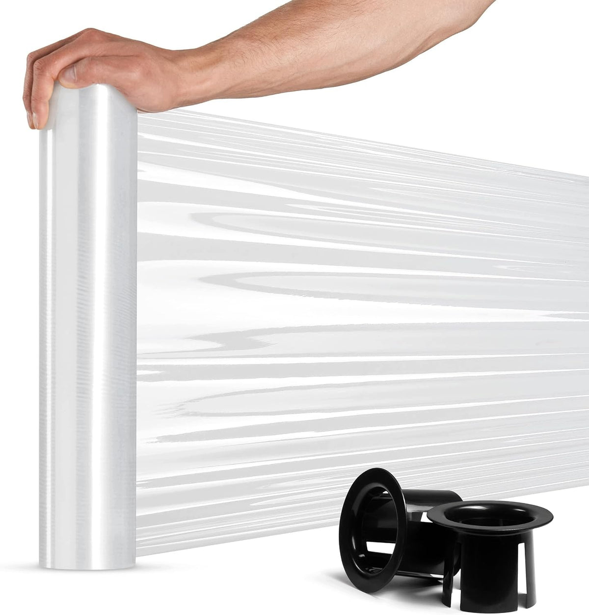 STRETCH FILM TRANSPARENT 40CM 0,85KG STRETCHABILITY 180%