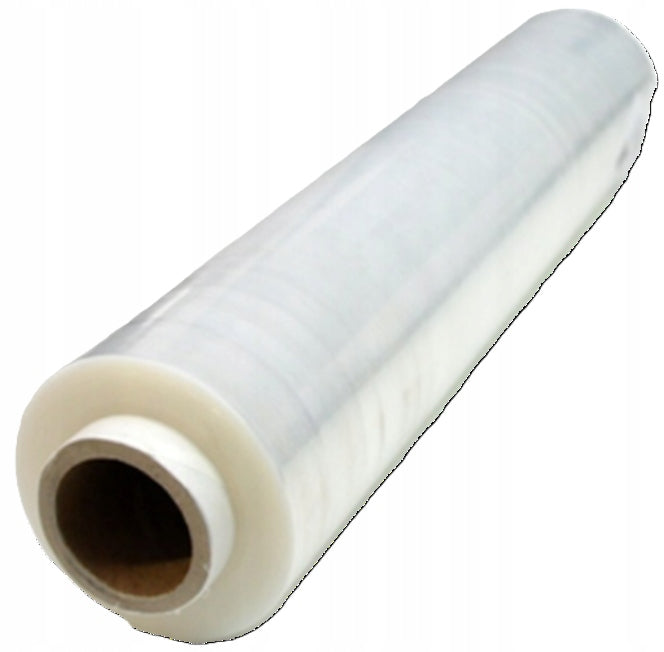 STRETCH FILM TRANSPARENT COLORLESS 265M 3KG MANUAL LARGE ROLL EFFICIENT MAX