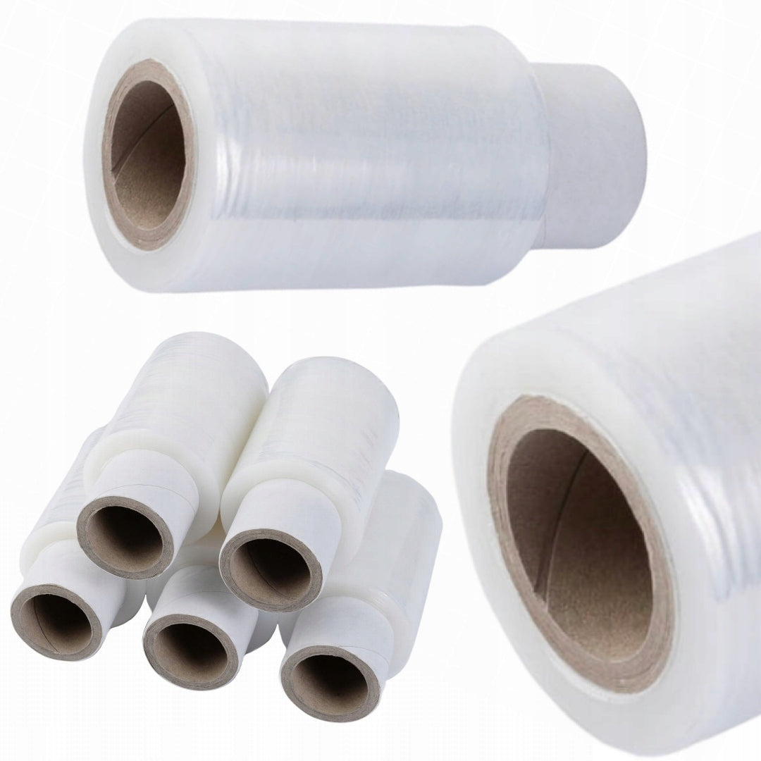 STRETCH FILM TRANSPARENT MINIRAP 10CM 23µM SOLID PACKING SMALL PACKAGES