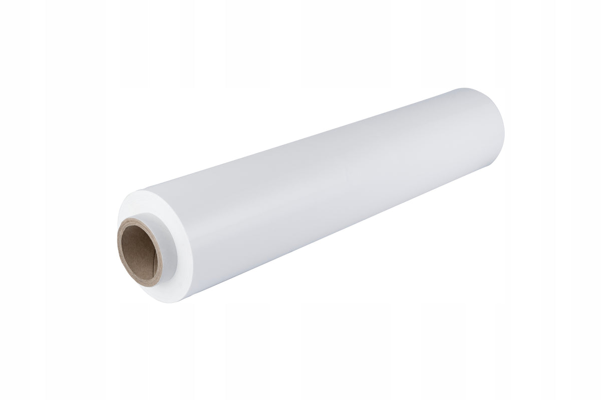 STRETCH FILM WHITE 50CM 23µM SOLID OPAQUE FOR PACKAGING AND SECURING