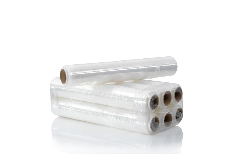 STRETCH TRANSPARENT FILM 1,5 KG STRONG FOR PACKING AND SECURING PALLETS Packaging status original