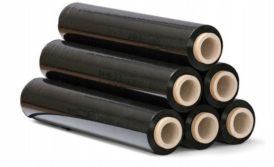 STRETCH film 2,8kg NET black 3kg Quiet Strong Packaging status original