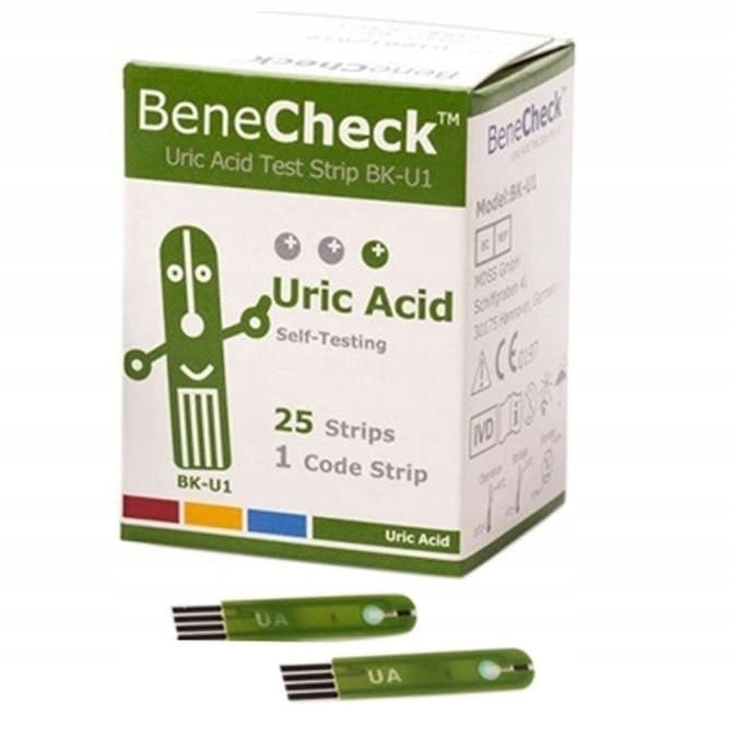 STRIPS PEMPA 3IN1 BENECHECK GLUCOSE METER FOR URIC ACID LEVEL MEASUREMENT Medical device yes