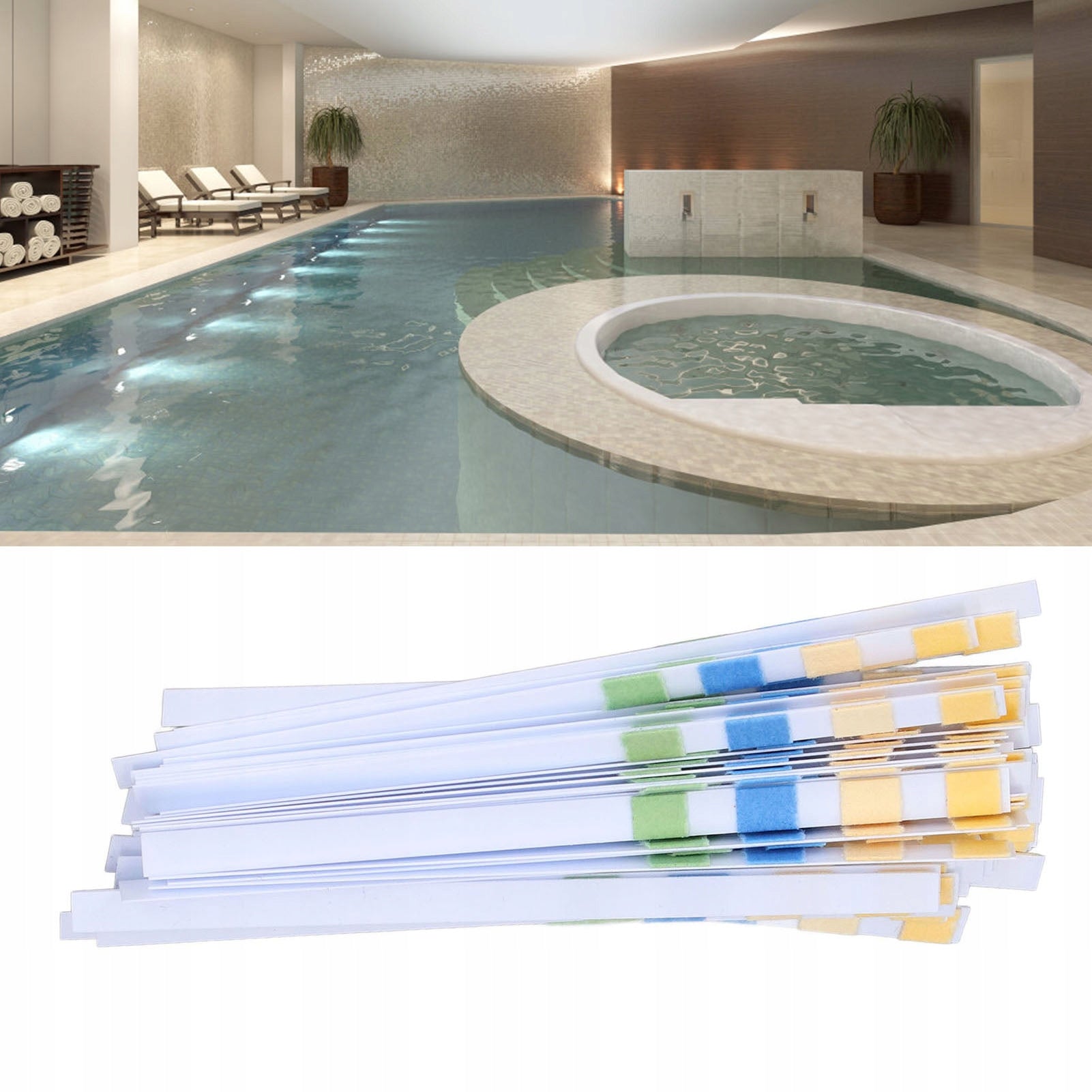 STRIPS TESTER PH STRIP METER FOR SWIMMING POOL 100 PCS. Brand no brand