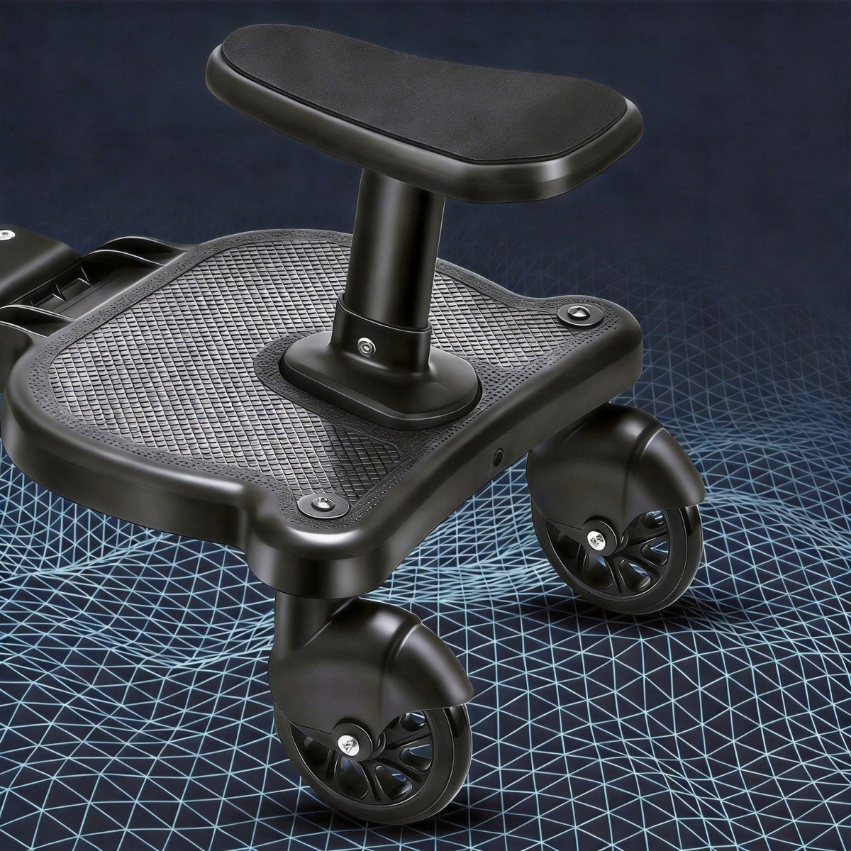 STROLLER ACCESSORY 55KG WITH SEAT BLACK platform with seat Packaging status original