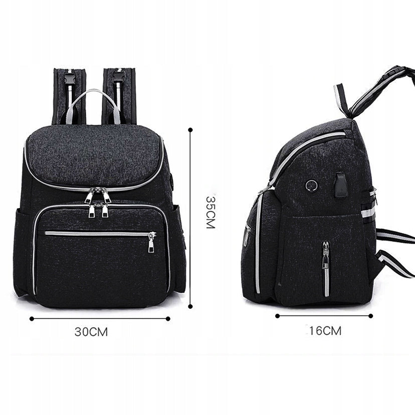 STROLLER BAG BACKPACK FOR MOM THERMAL ORGANIZER WITH ZIPPER USB POCKETS Brand no brand