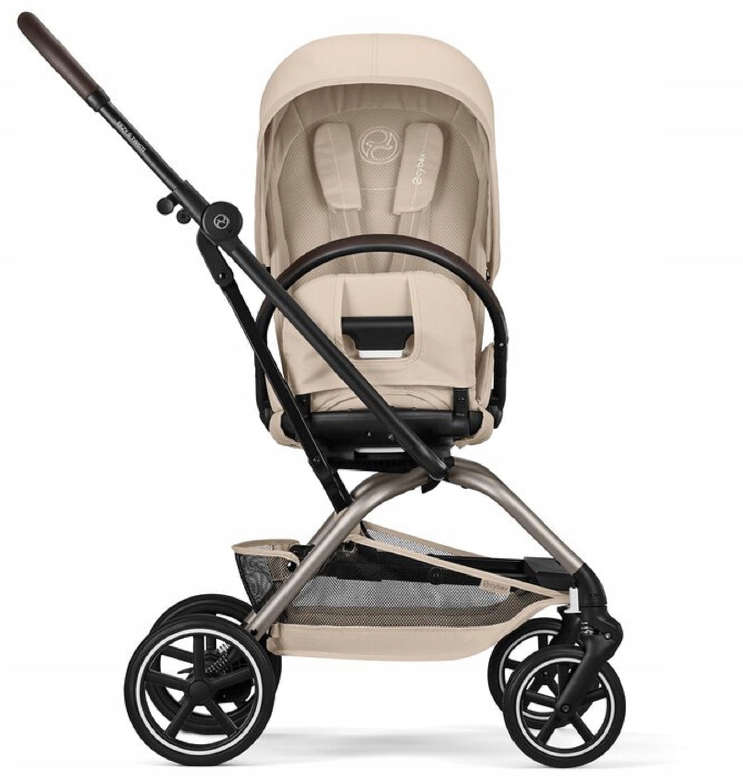 STROLLER CYBEX Eezy S Twist+ 2 '2026 large swivel wheels 360°, Beige Manufacturer code 524000127