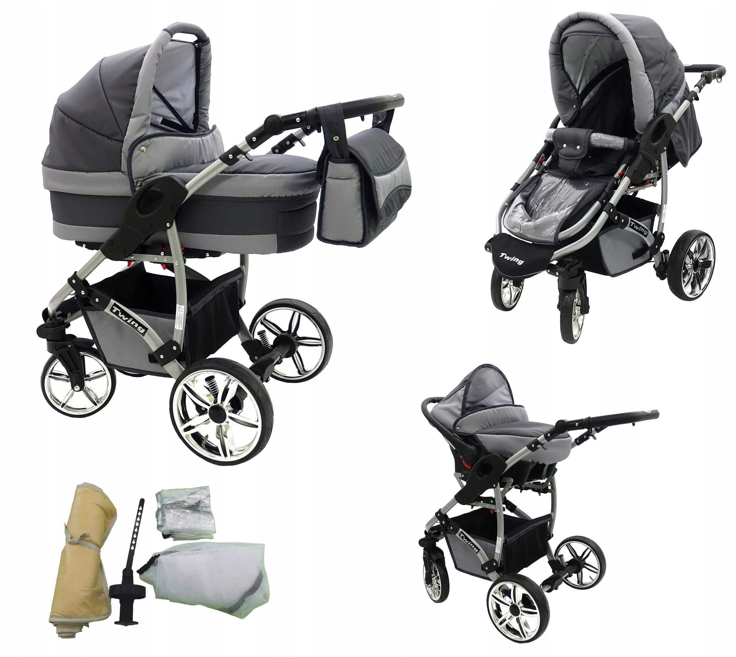 STROLLER ECO TWING 3IN1 KAREX