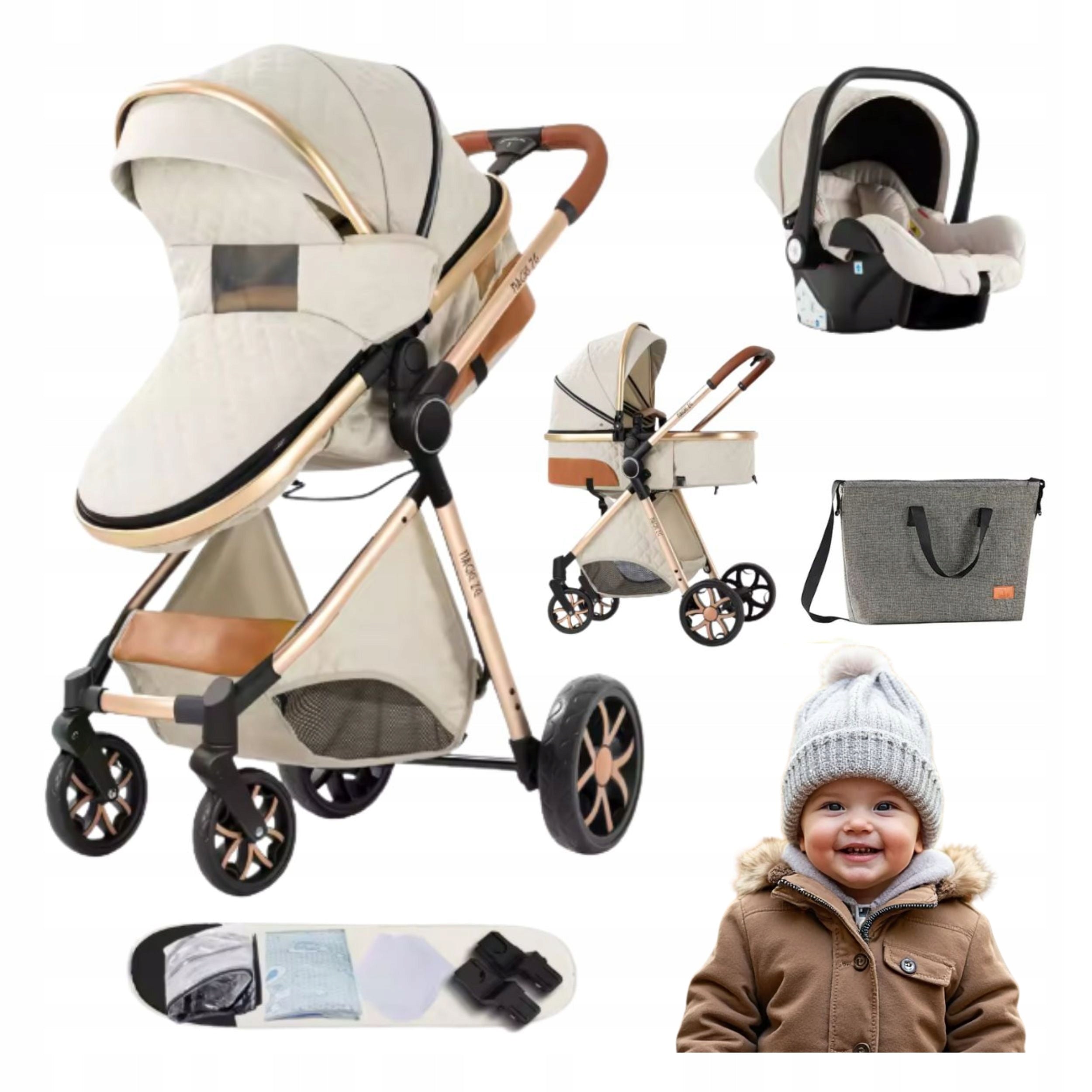 STROLLER FOLDING MAGIC ZC 3IN1 GONDOLA SEAT - LIGHTWEIGHT