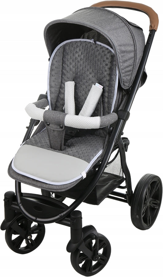 STROLLER INSERT + BELT PROTECTOR HEADBAND UNIVERSAL SET BABYMAM EAN (GTIN) 5903672184649