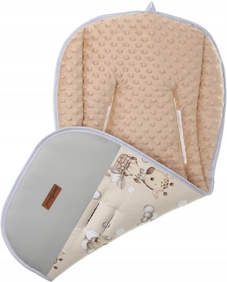 STROLLER INSERT + BELT PROTECTOR HEADBAND UNIVERSAL SET BABYMAM EAN (GTIN) 5903672184687