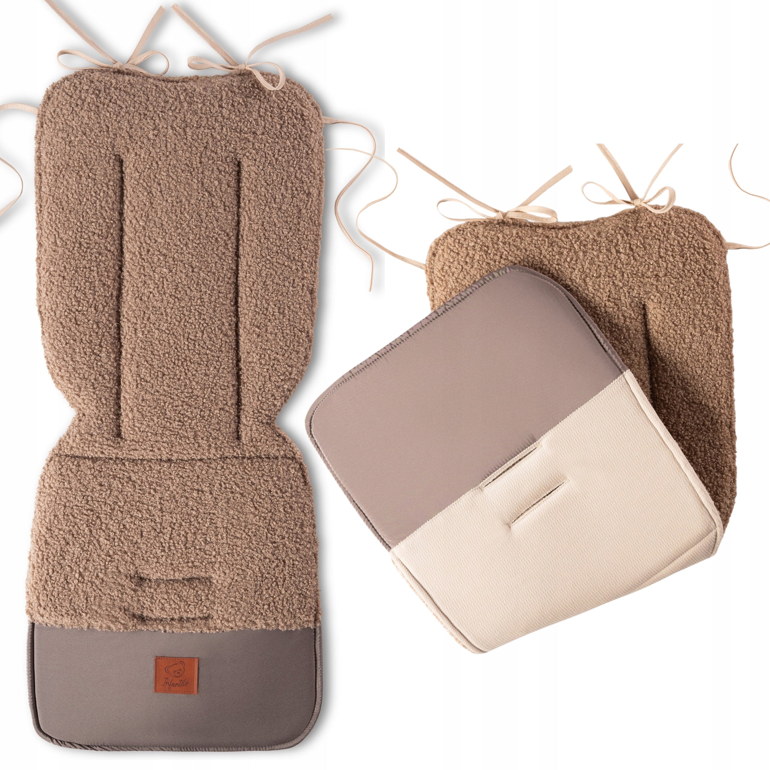 STROLLER INSERT UNIVERSAL DOUBLE-SIDED LAMB