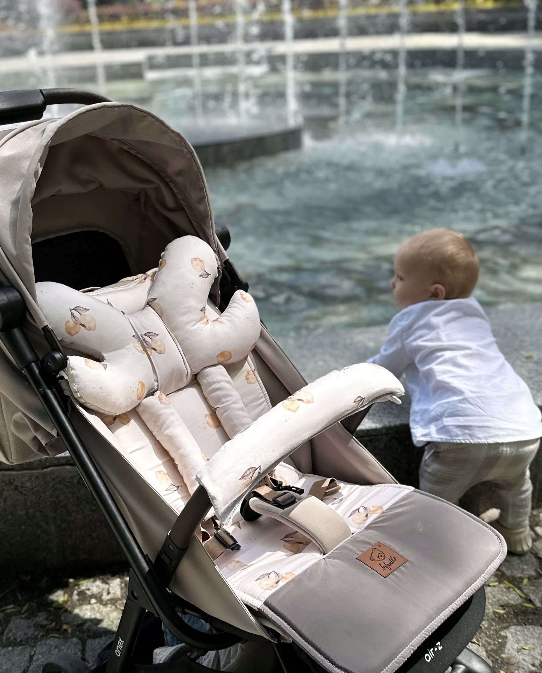STROLLER INSERT UNIVERSAL DOUBLE-SIDED SET PLEASANT VELVET Brand Infantilo