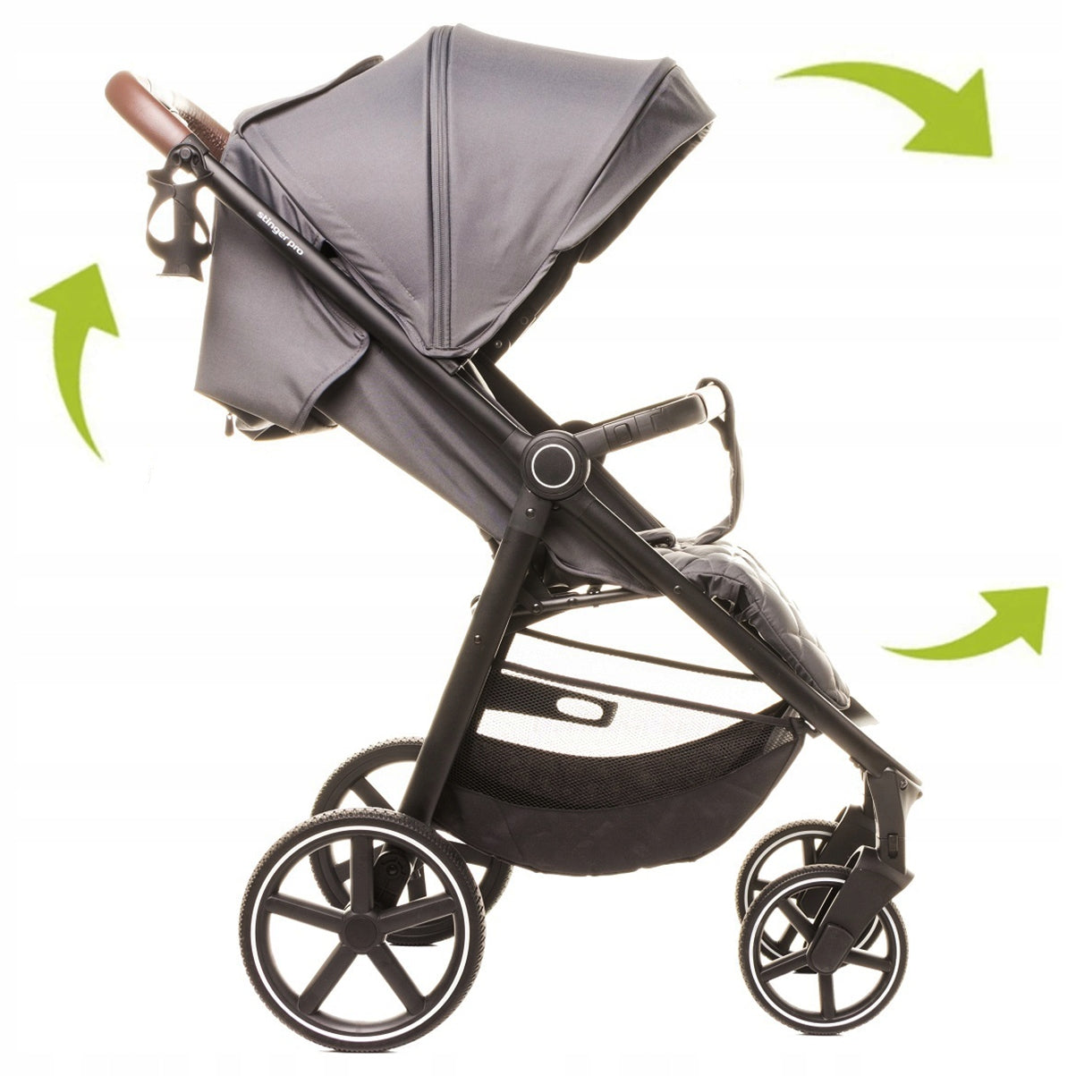 STROLLER LIGHT ADJUSTABLE STINGER PRO LARGE WHEELS 0-22KG + ACCESSORIES Manufacturer code 3551904521727499315887