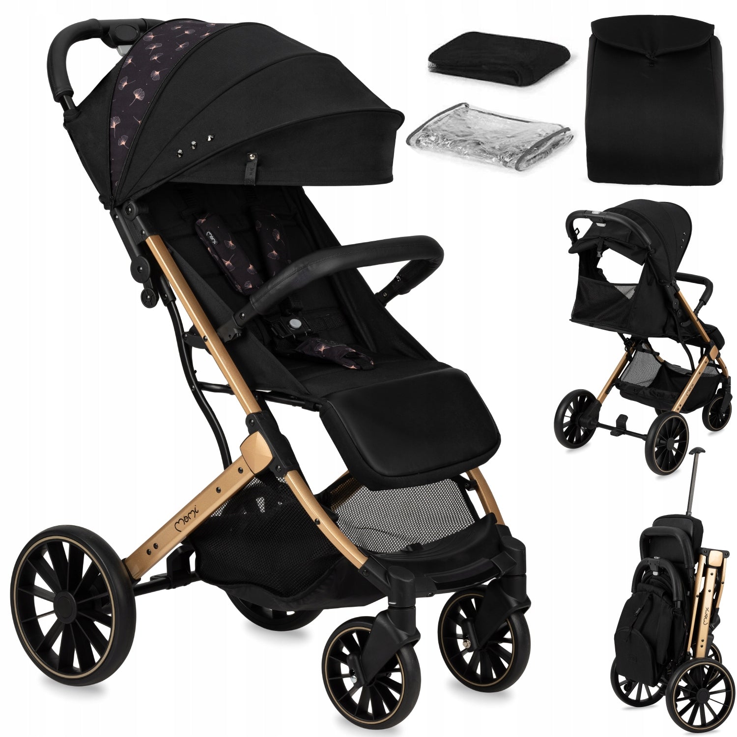 STROLLER MOMI ESTELLE DAKAR UP TO 22KG LARGE OFF-ROAD WHEEL BLACK