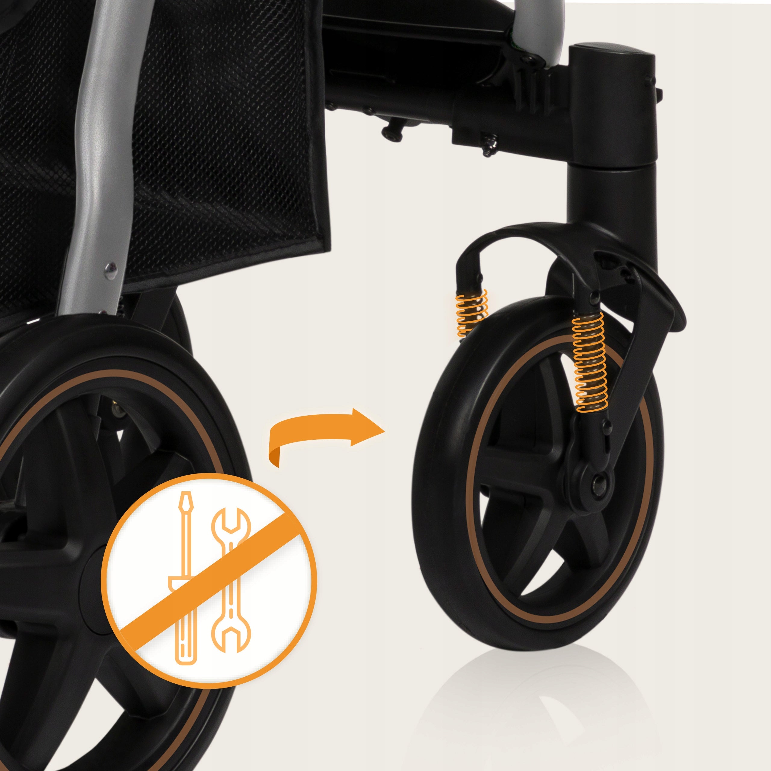 STROLLER UP TO 22 KG ACCESSORY SET BOOTH XXL WHEELS EVA LIONELO ANNET Manufacturer code LO-ANNET PLUS CUSTOM 2
