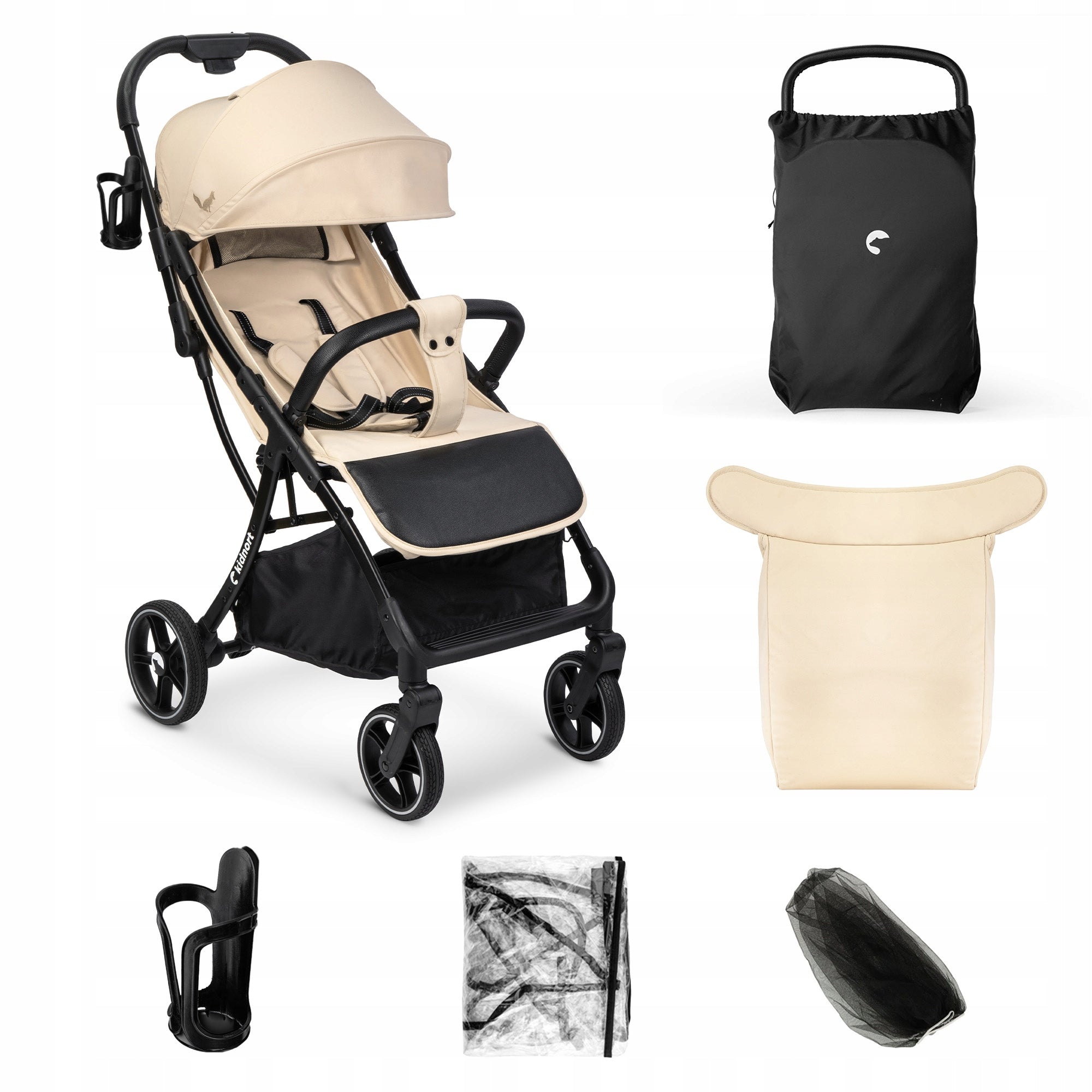STROLLER UP TO 22KG ACCESSORIES HANDHELD STROLLER Fjällräv beige