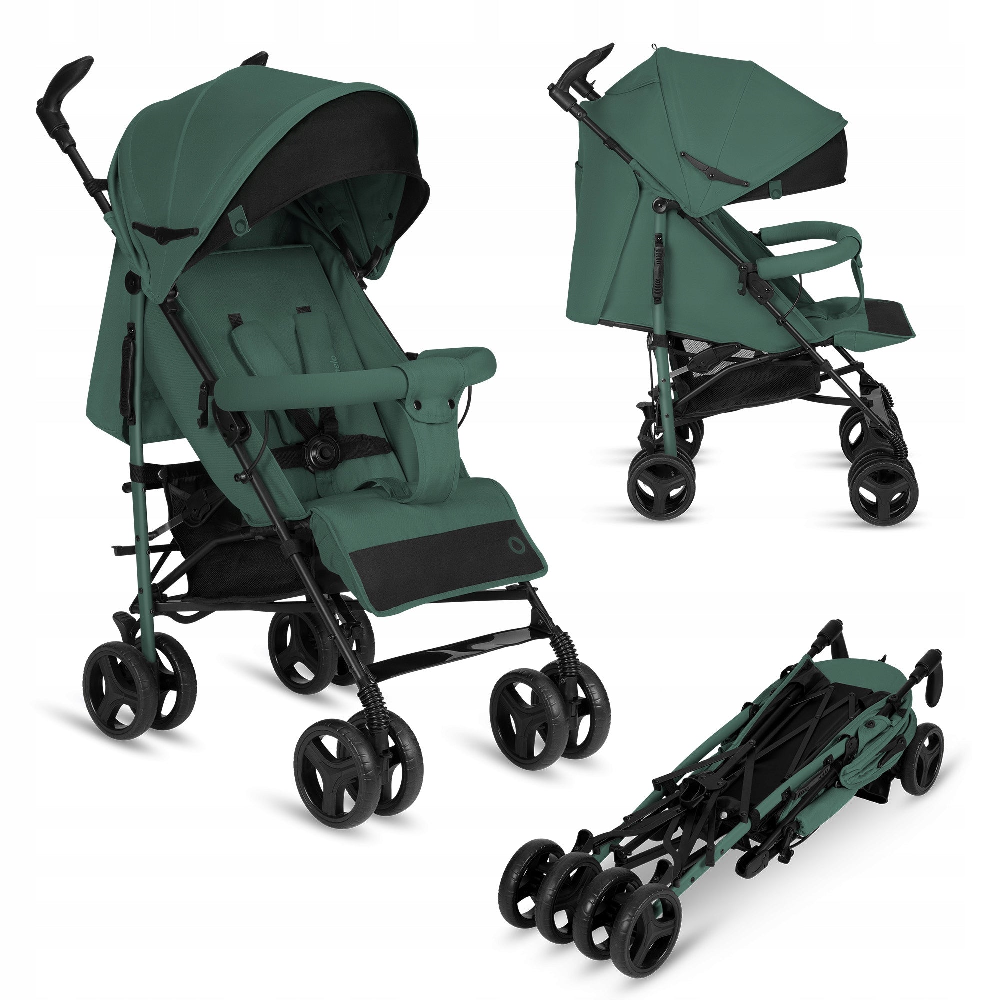 STROLLER Umbrella STROLLER ROTATING WHEELS + ACCESSORIES LIONELO IRMA Packaging status original