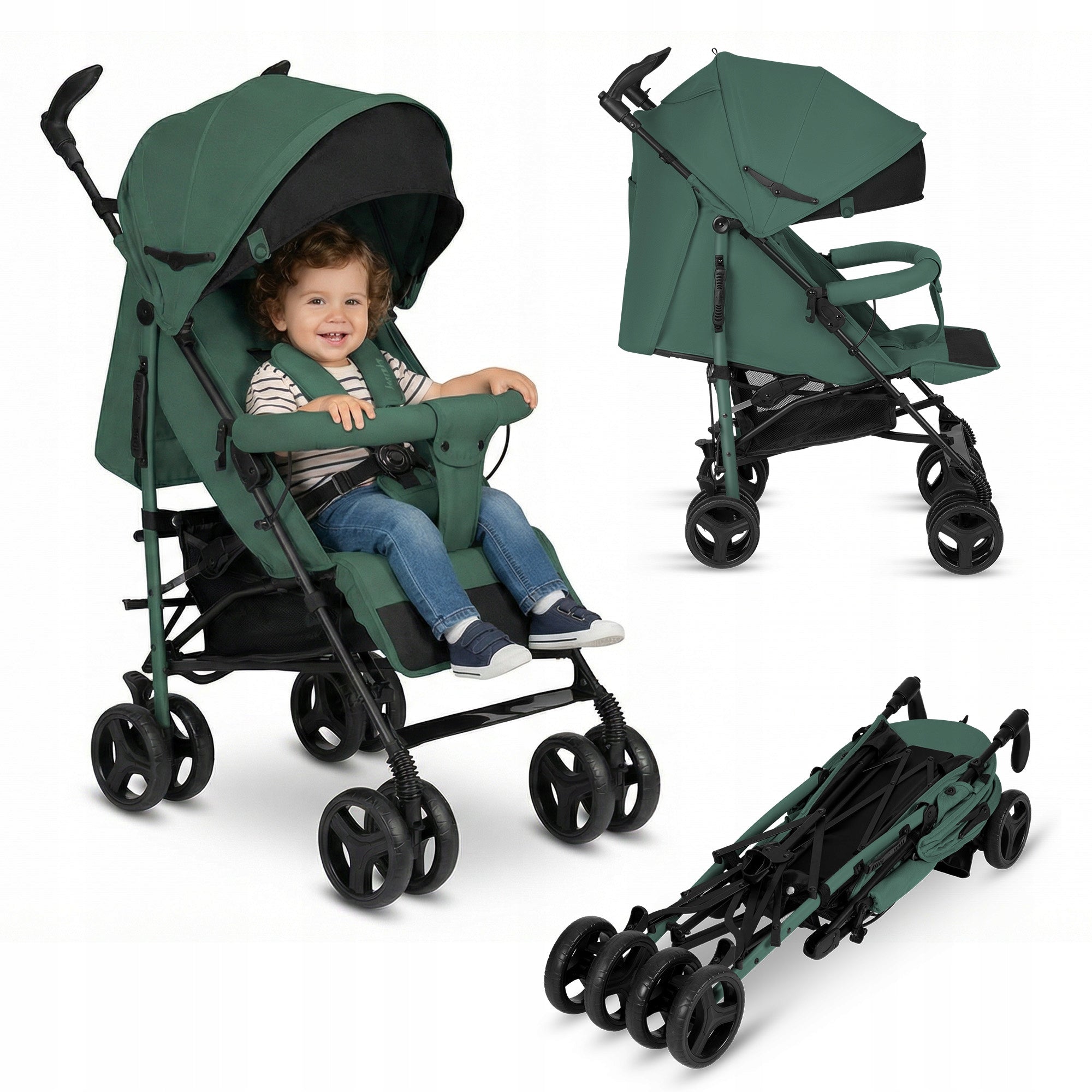 STROLLER Umbrella STROLLER ROTATING WHEELS + ACCESSORIES LIONELO IRMA