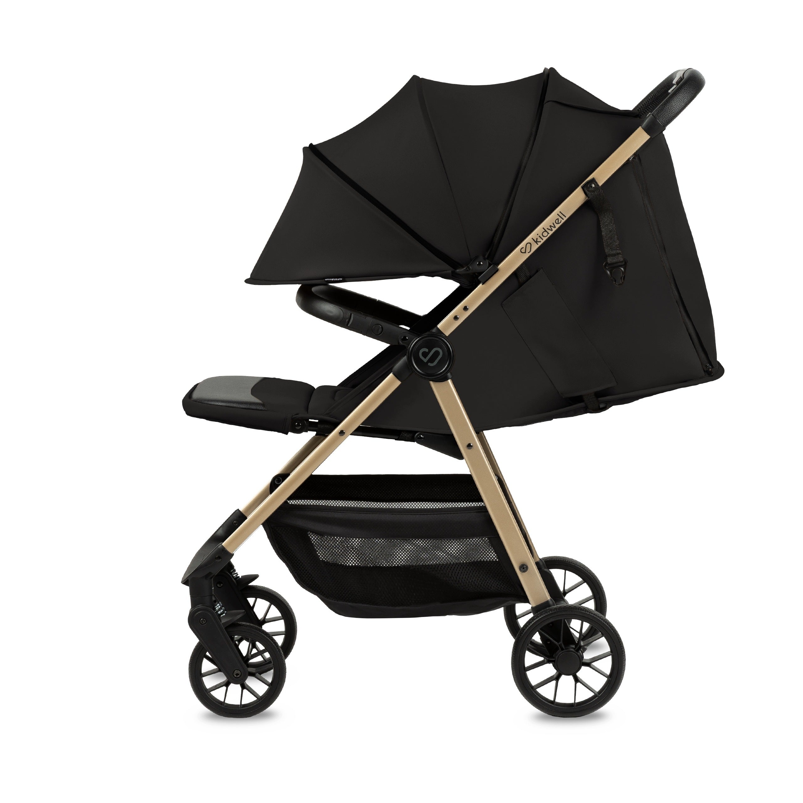 STROLLER lightweight folding STROLLER up to 22kg Kidwell Tevo BLACK Manufacturer code WOSPTEV01A1
