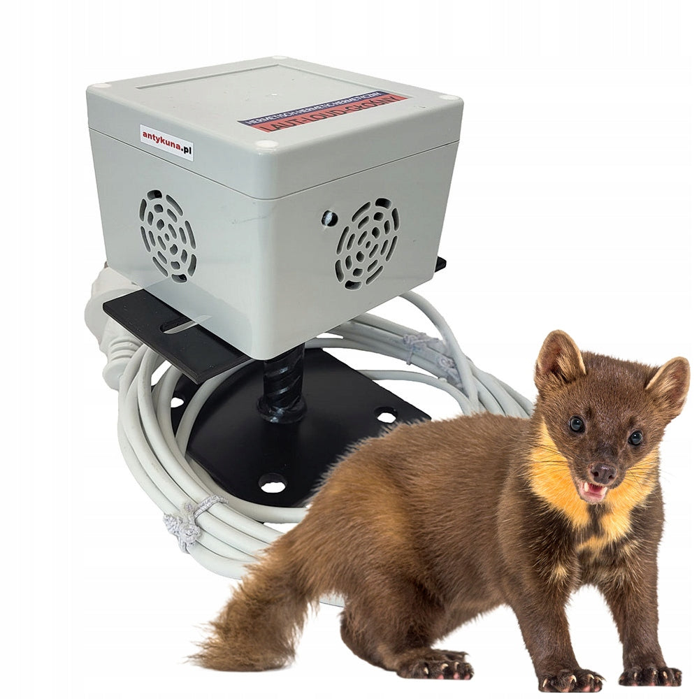 STRONG 4-sided 230V marten repellent for parking, roof and attic