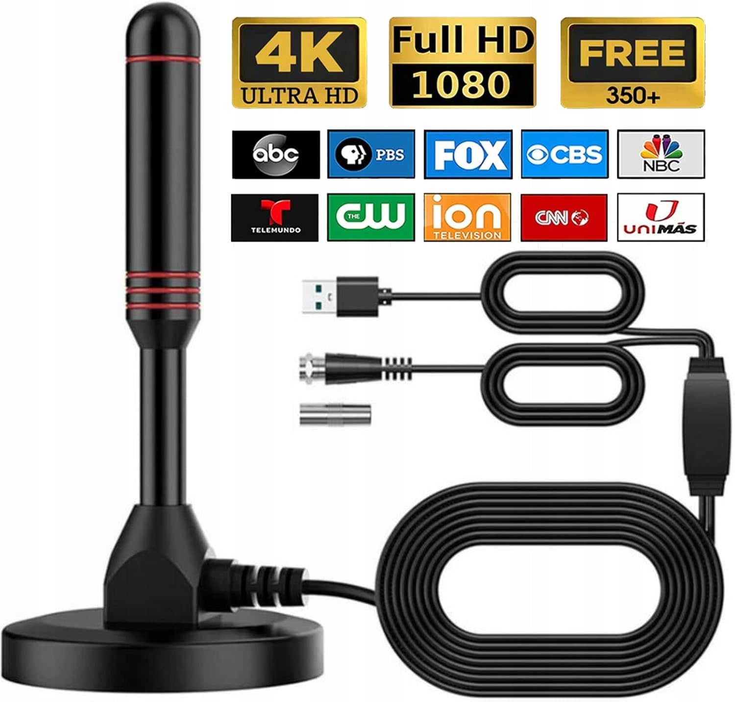 STRONG ACTIVE ROOM ANTENNA FOR DVB-T2 TV FHD 4K HDTV TERRESTRIAL TV Packaging status original