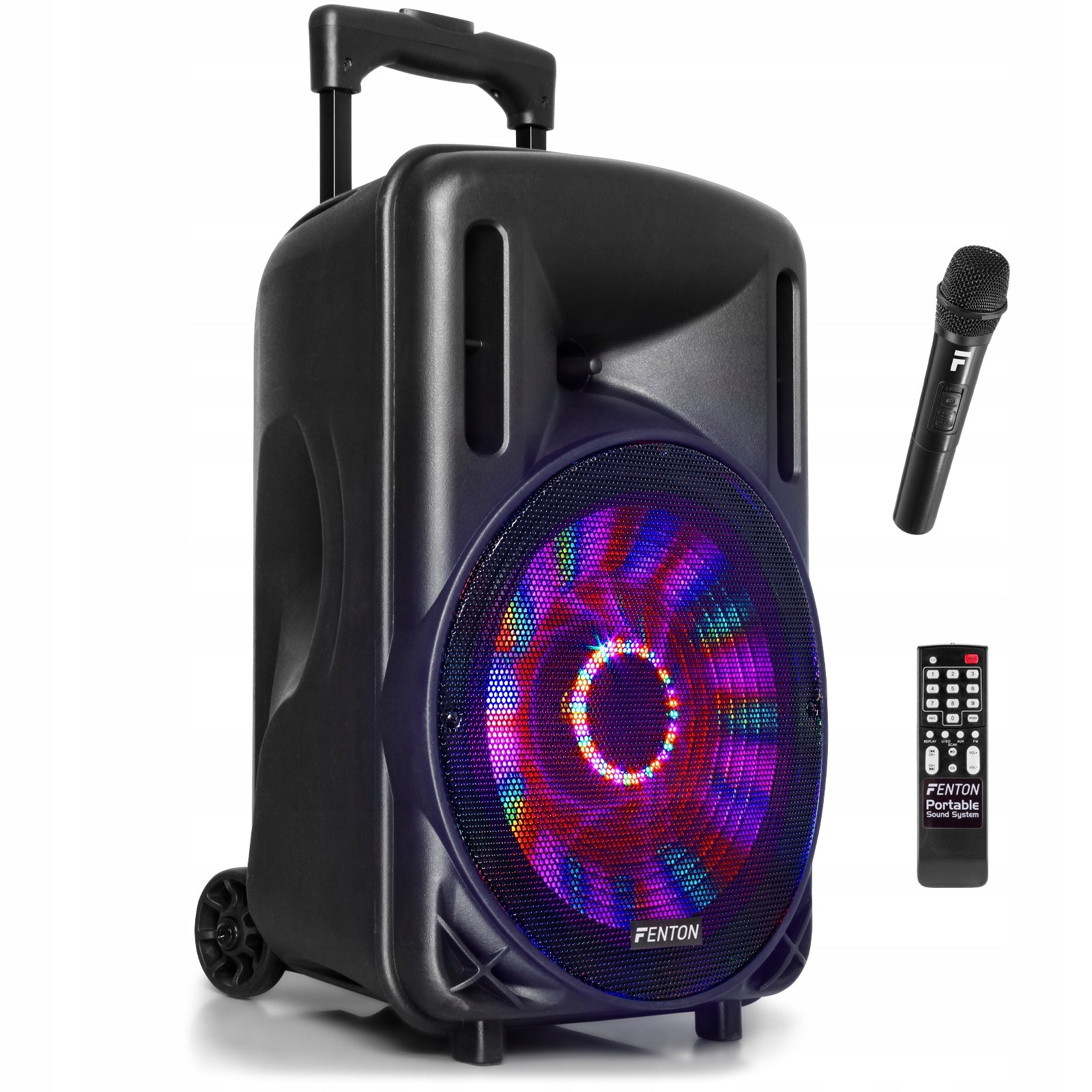 STRONG ACTIVE SPEAKER PORTABLE BLUETOOTH SPEAKER WIRELESS MICROPHONE Brand Fenton