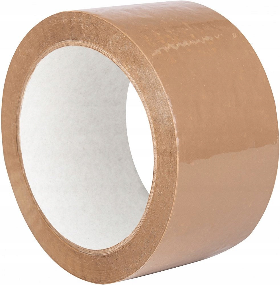 STRONG ADHESIVE PACKING TAPE 48mmx60m BROWN SELF ADHESIVE SOLVENT x6 EAN (GTIN) 5902166321928