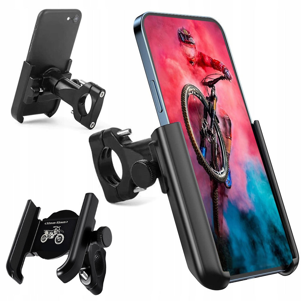 STRONG ALUMINUM BICYCLE PHONE HOLDER MOTORCYCLE HANDLEBAR SCOOTER EAN (GTIN) 5903686071737