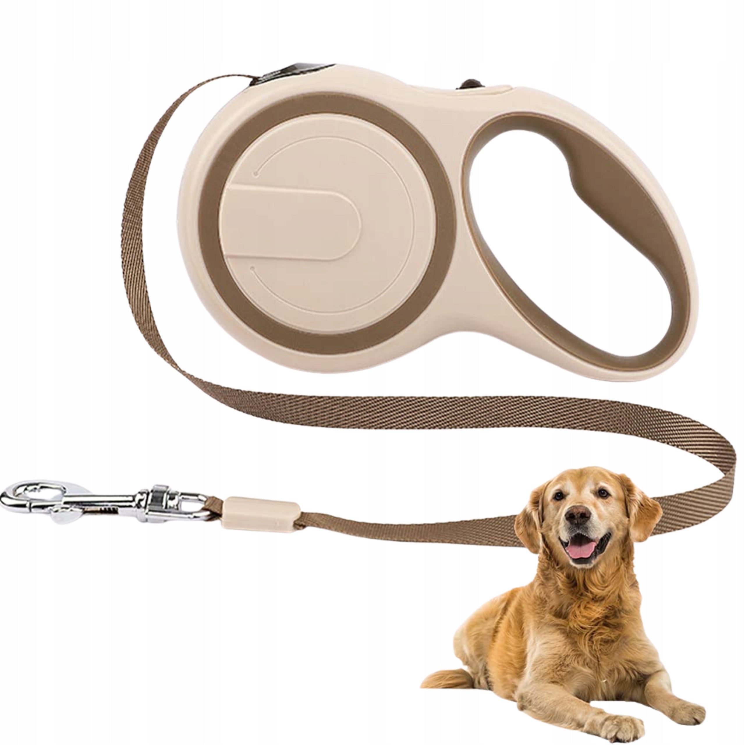 STRONG AUTOMATIC LEASH FOR DOG 15KG / LOCK TAPE 5 METERS Kind automatic
