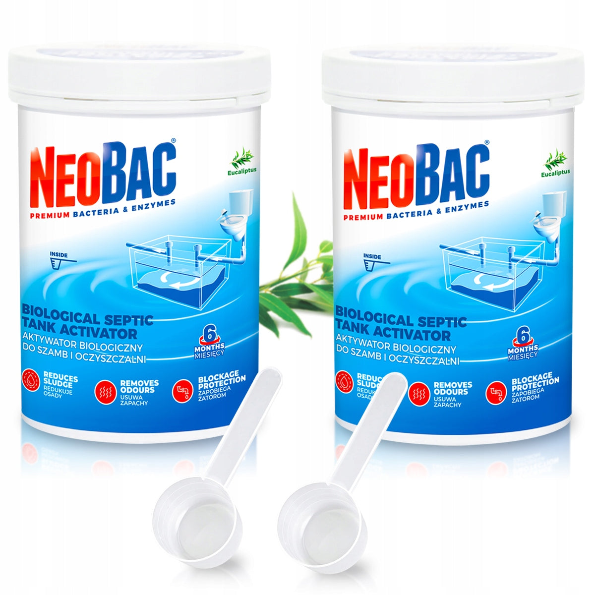 STRONG BACTERIA FOR SEPTIC TANK TREATMENT PLANT WITH DRAINAGE NeoBac REMOVES ODOR YEAR