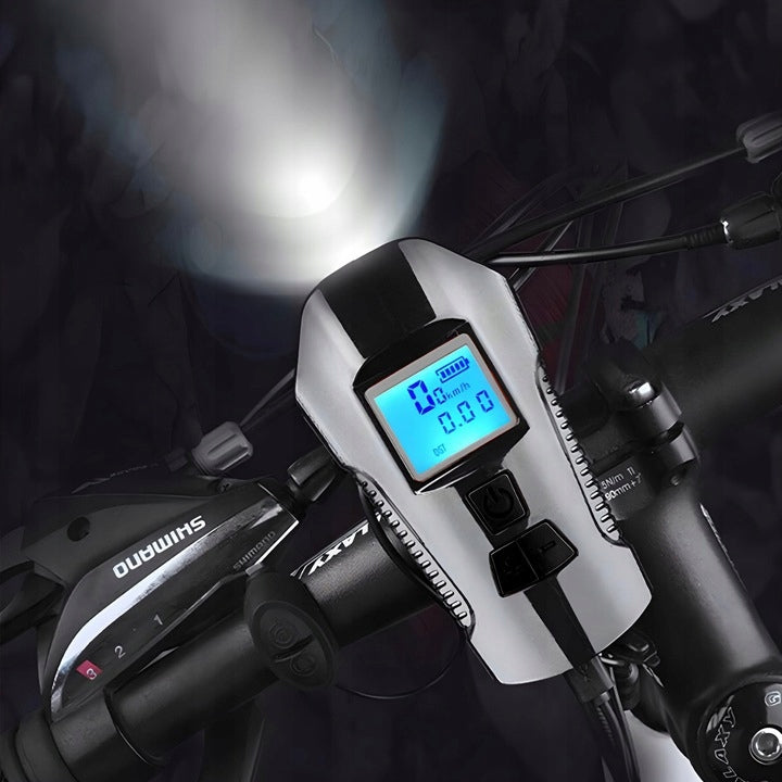 STRONG BICYCLE LIGHT FRONT REAR LED COUNTER LOUD BELL BATTERY Manufacturer code ZESTAW LAMPEK - LL113