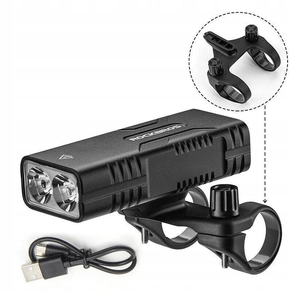 STRONG BICYCLE LIGHT FRONT USB WATERPROOF 6 MODES ROCKBROS Manufacturer code 5907769313370