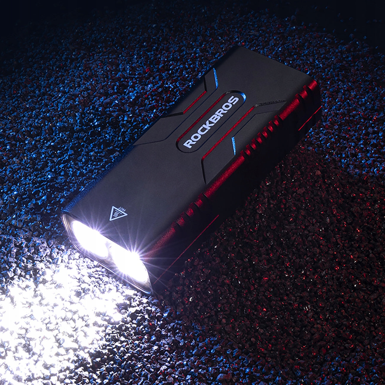 STRONG BICYCLE LIGHT FRONT USB WATERPROOF 6 MODES ROCKBROS Packaging status original