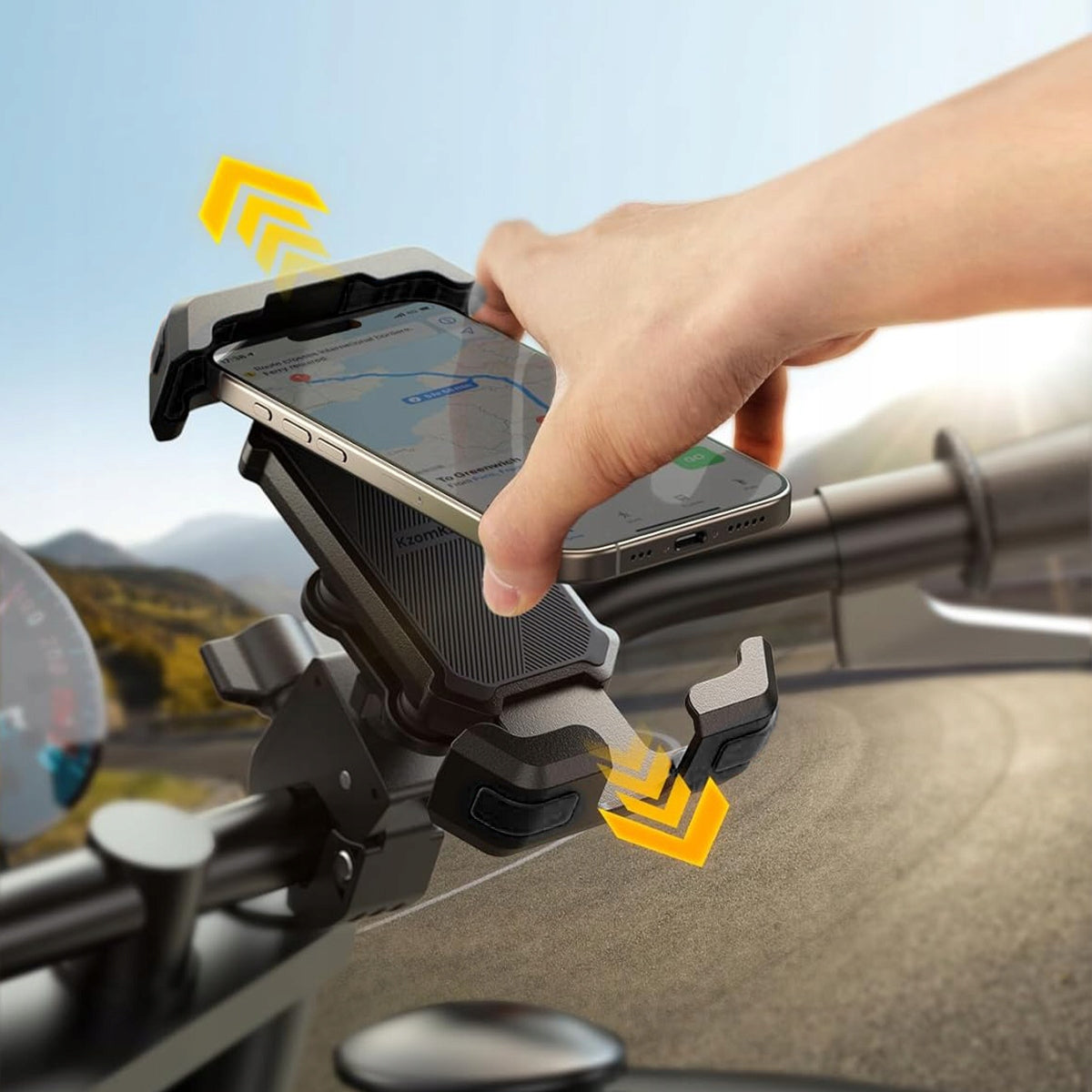 STRONG BICYCLE PHONE HOLDER MOTORCYCLE HANDLEBAR SCOOTER Manufacturer code 6900333744043