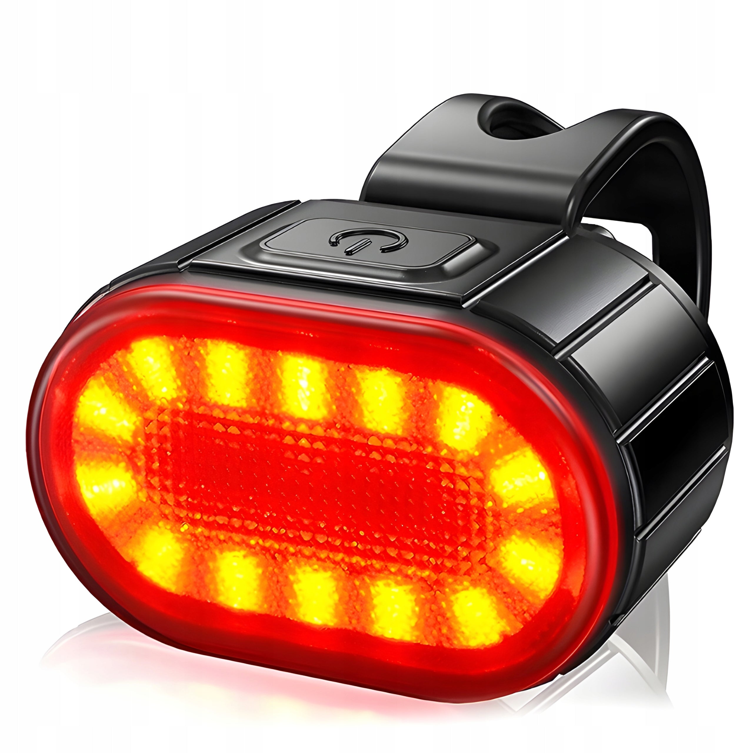 STRONG BIKE LIGHT RECHARGEABLE LED FLASHLIGHT USB FRONT + BACK SET Model LAMPKA PRZEDNIA TYLNA ŚWIATŁO LED WODOODPORNE